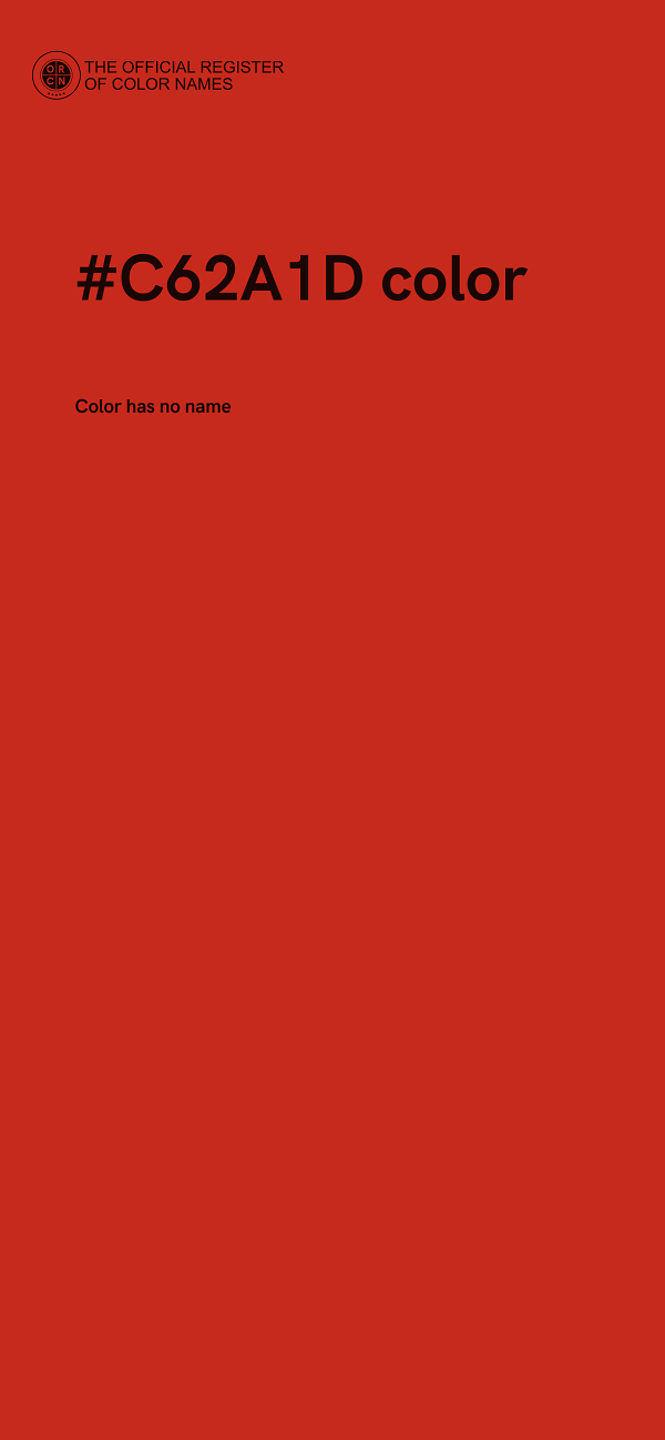 #C62A1D color image