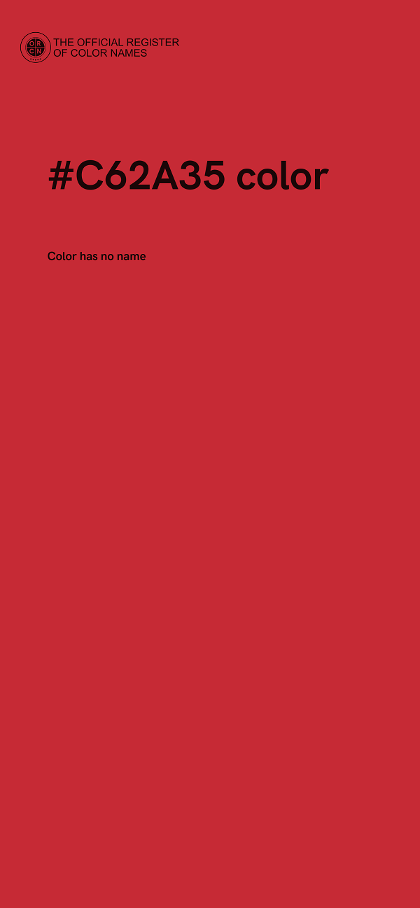 #C62A35 color image