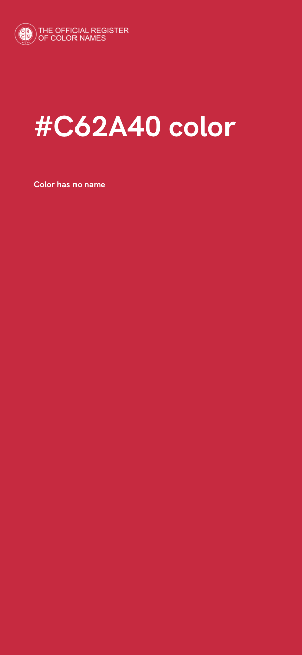 #C62A40 color image