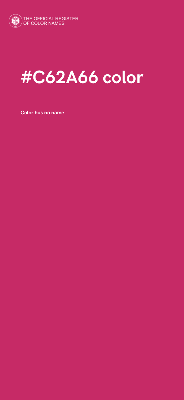 #C62A66 color image