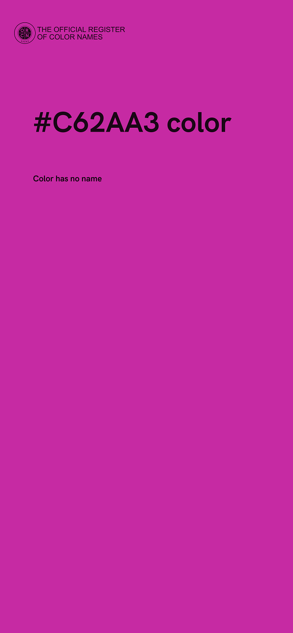 #C62AA3 color image