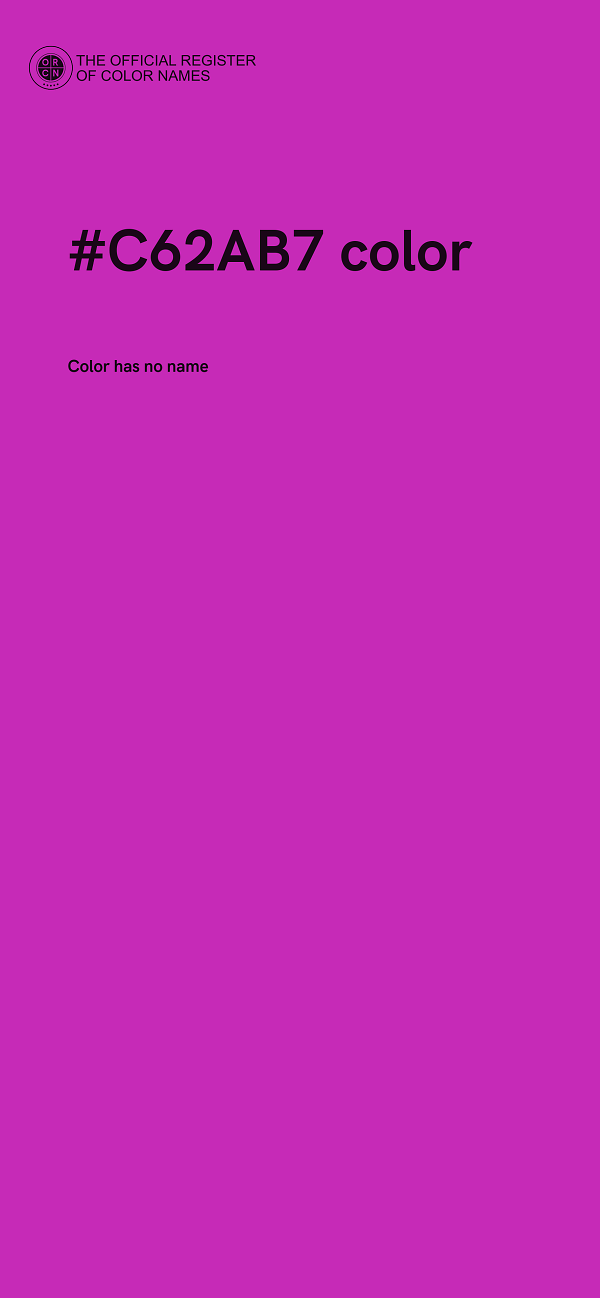 #C62AB7 color image
