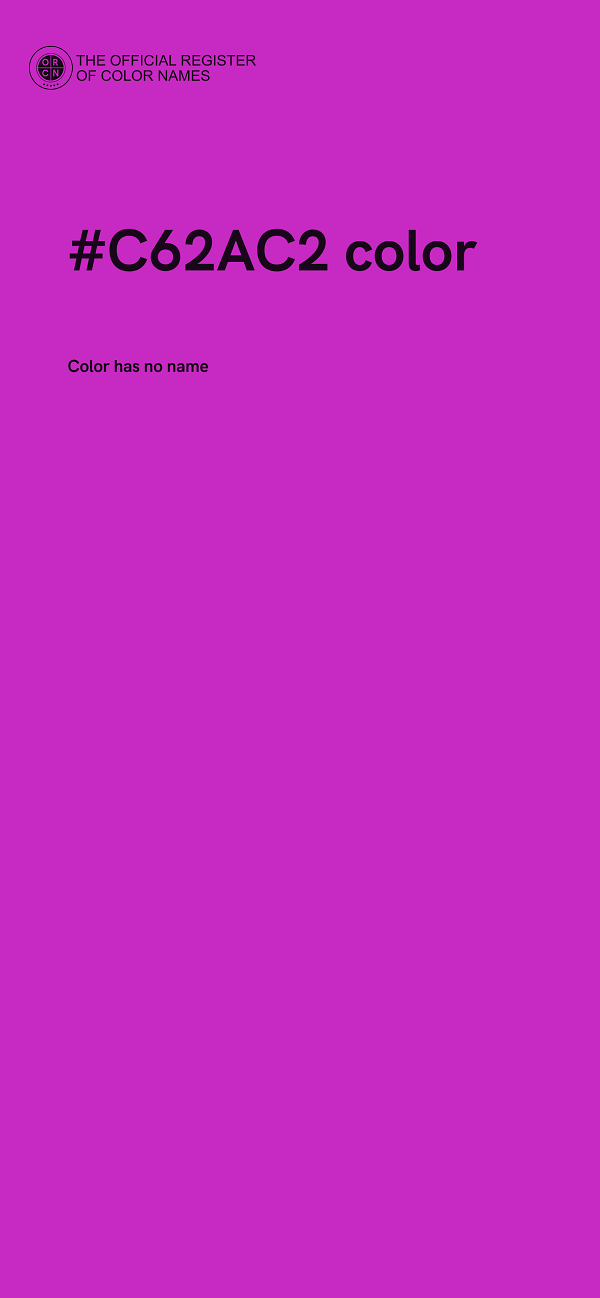 #C62AC2 color image