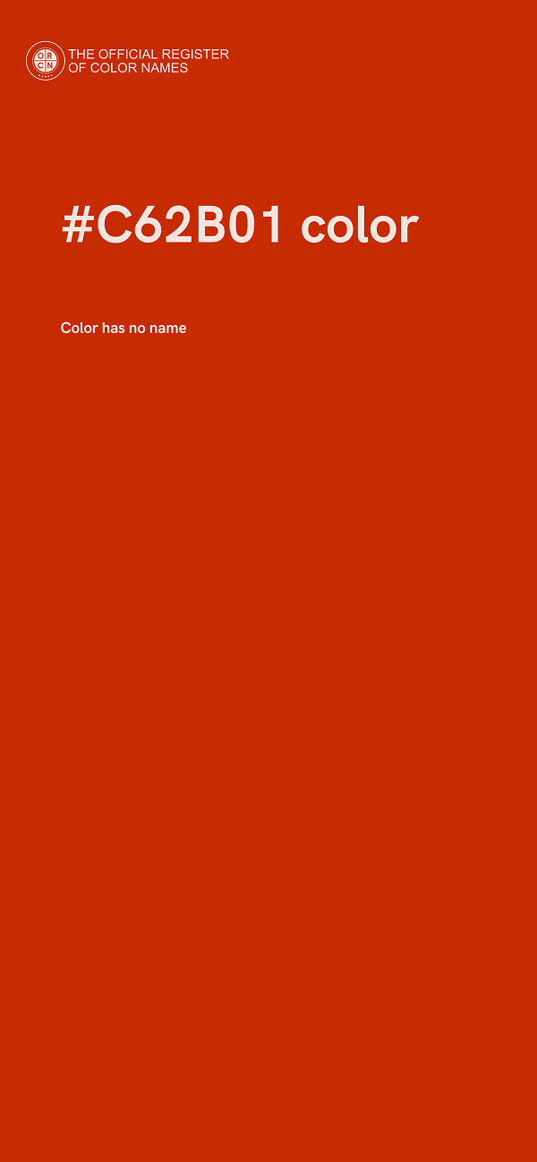 #C62B01 color image