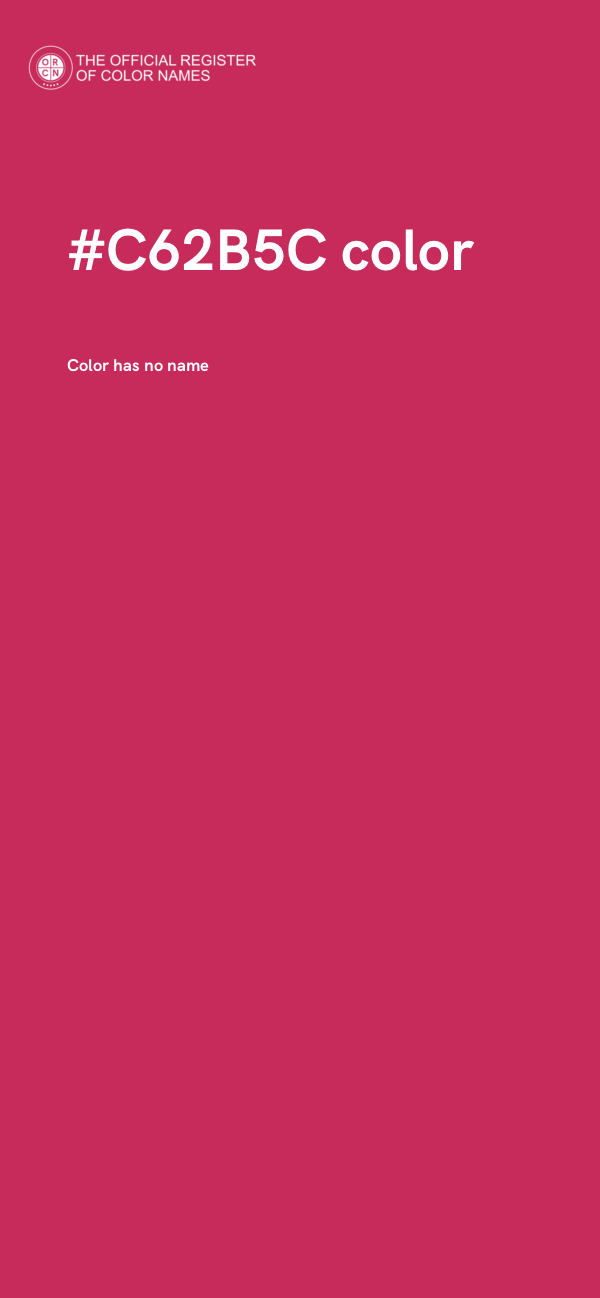 #C62B5C color image