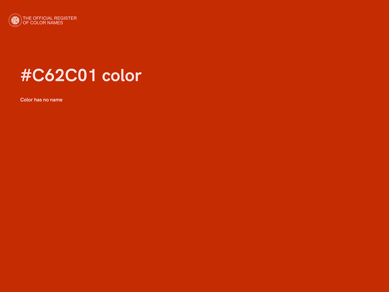 #C62C01 color image