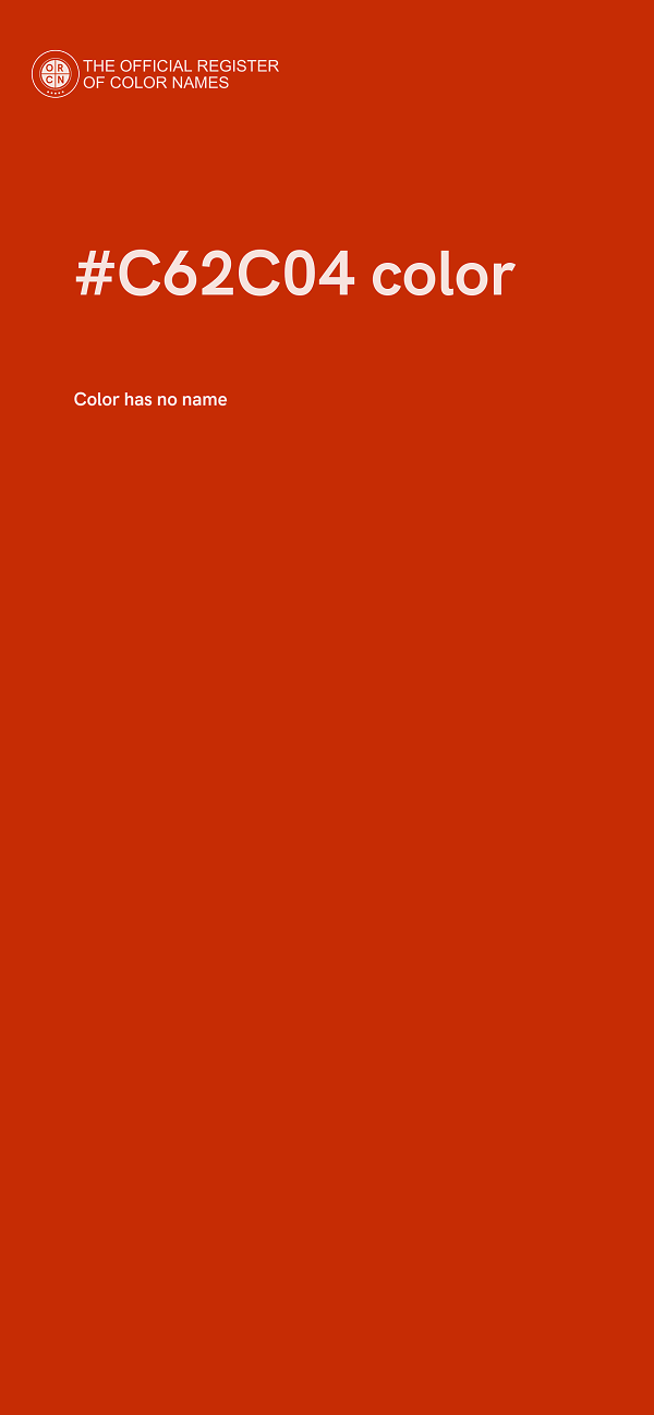 #C62C04 color image