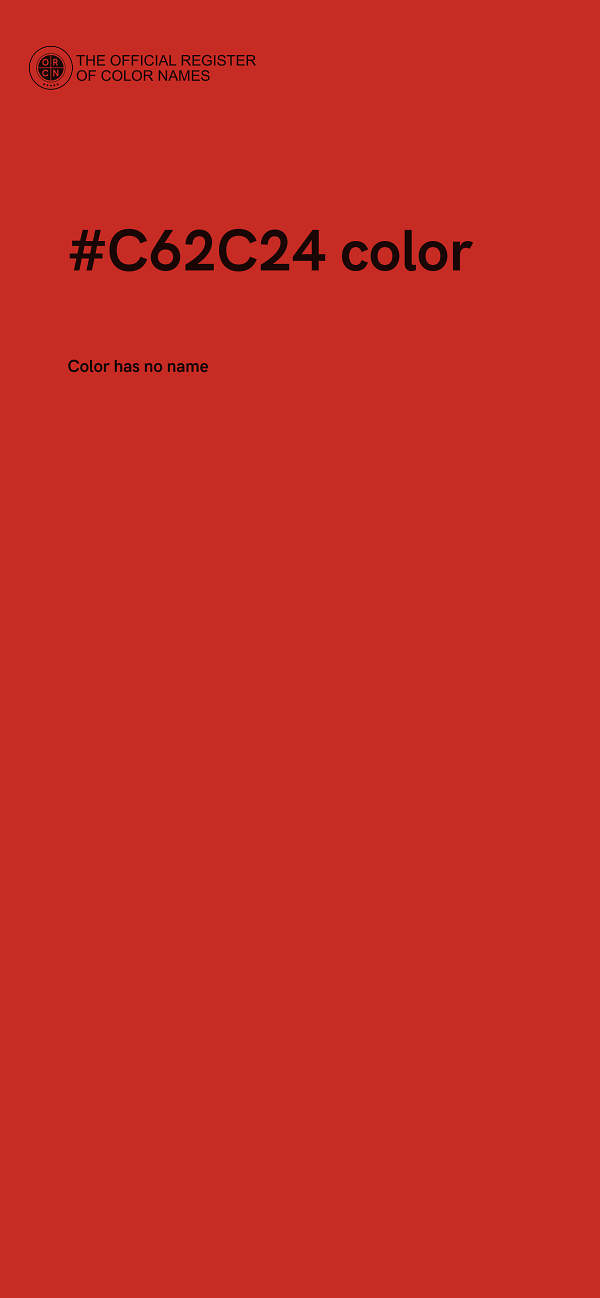 #C62C24 color image
