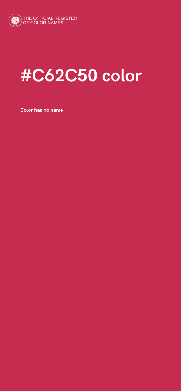 #C62C50 color image