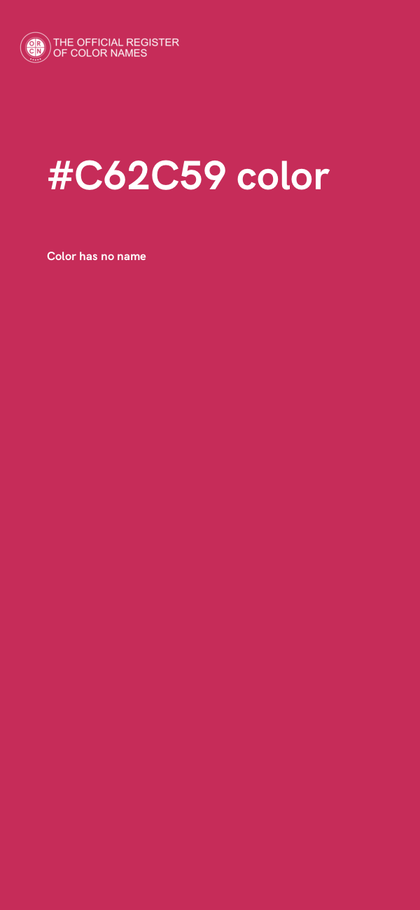 #C62C59 color image