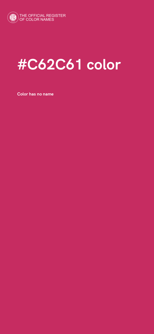 #C62C61 color image
