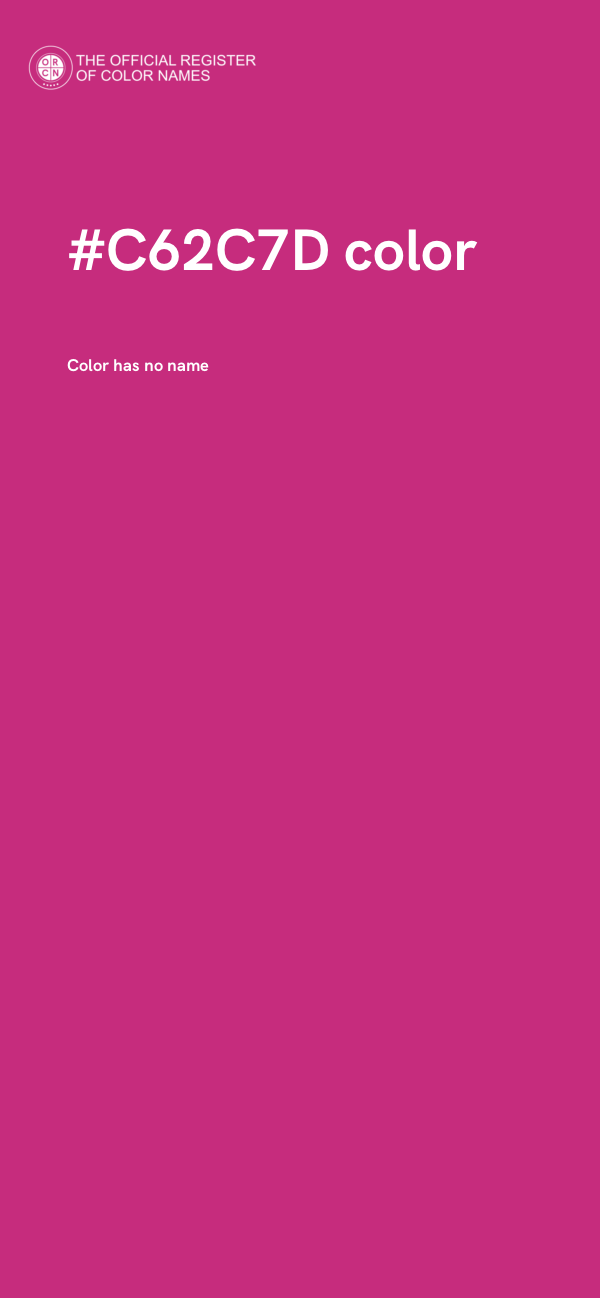 #C62C7D color image
