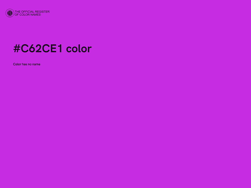 #C62CE1 color image