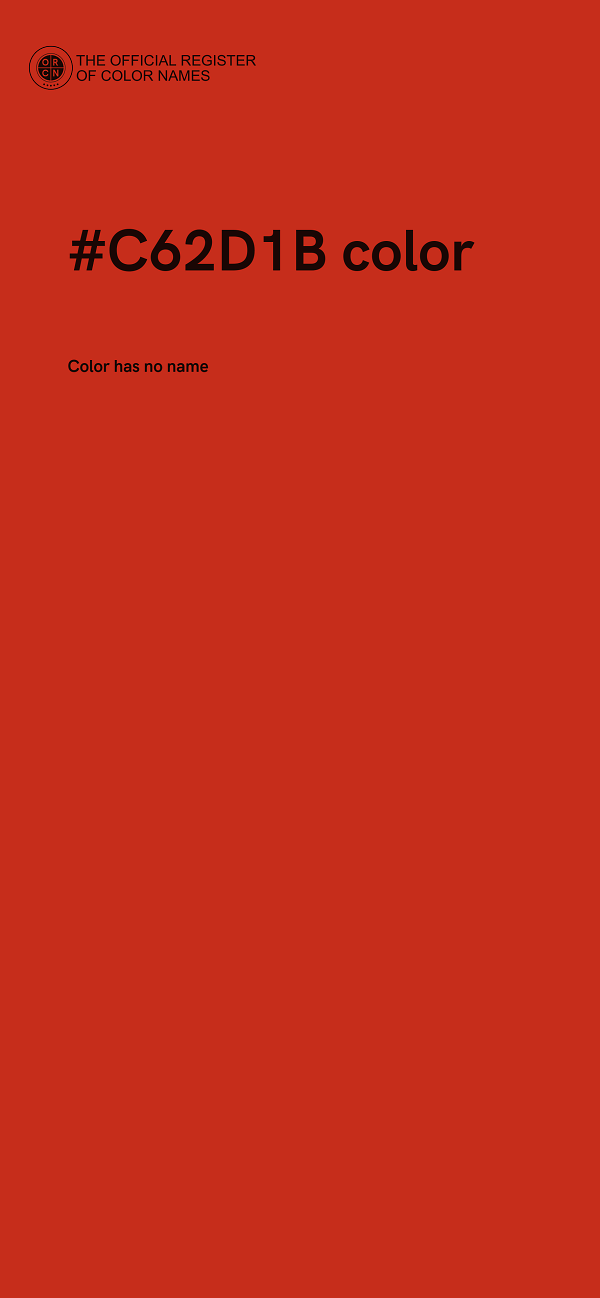 #C62D1B color image