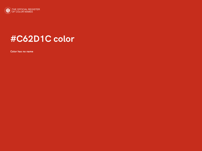 #C62D1C color image