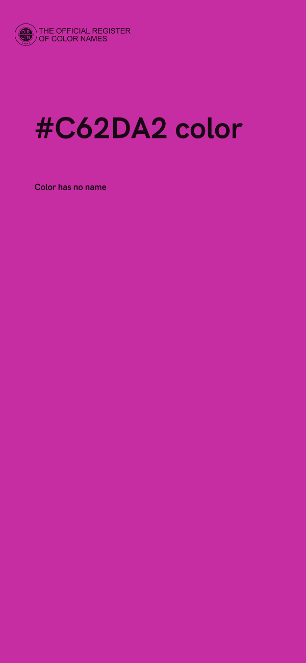 #C62DA2 color image