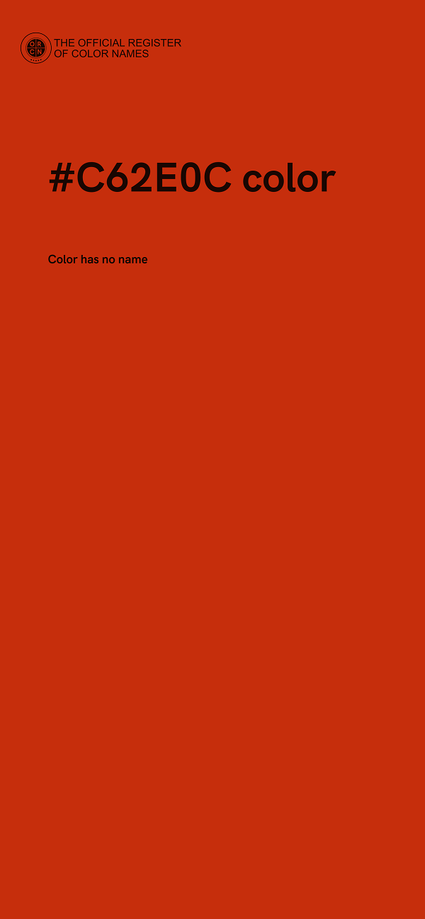 #C62E0C color image