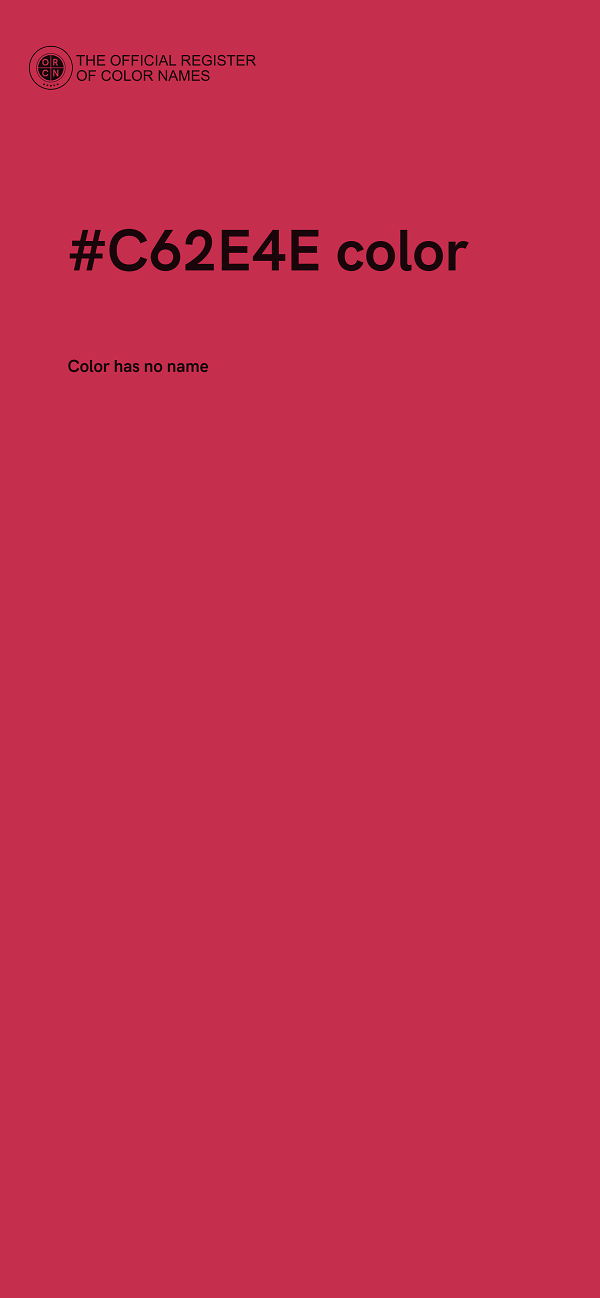 #C62E4E color image