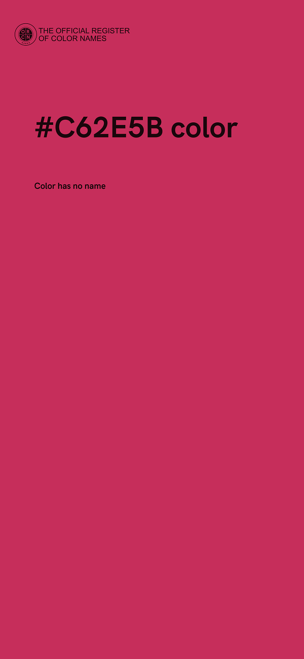 #C62E5B color image