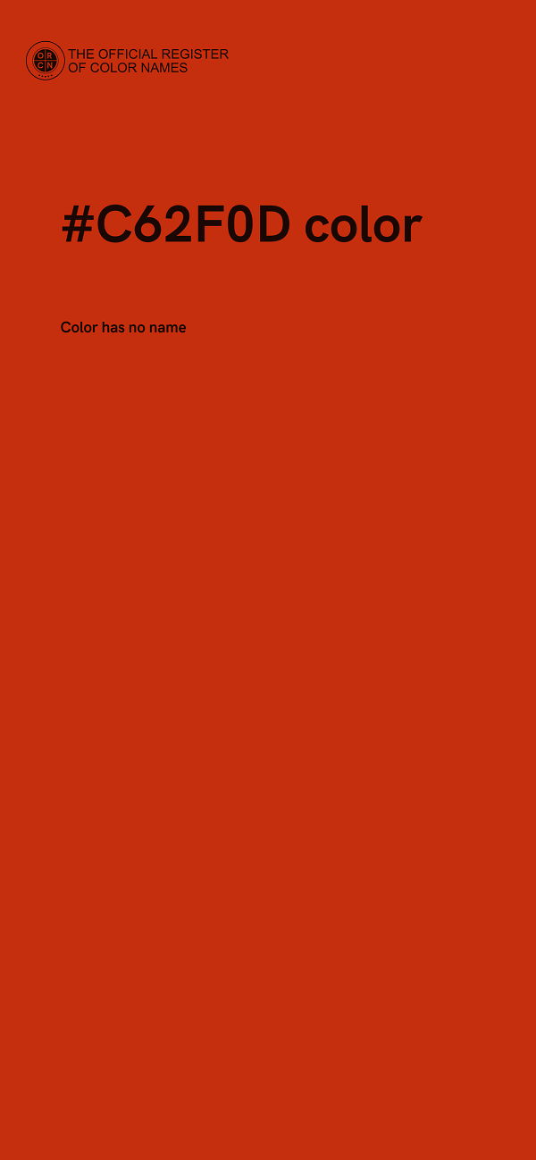 #C62F0D color image