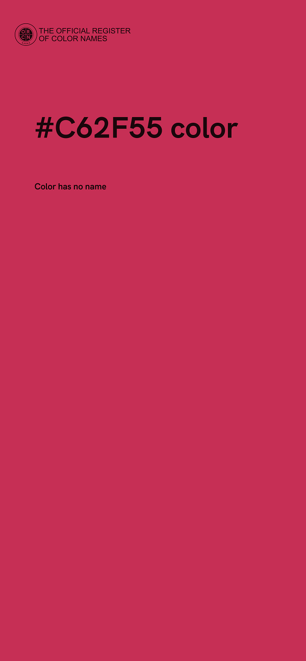 #C62F55 color image
