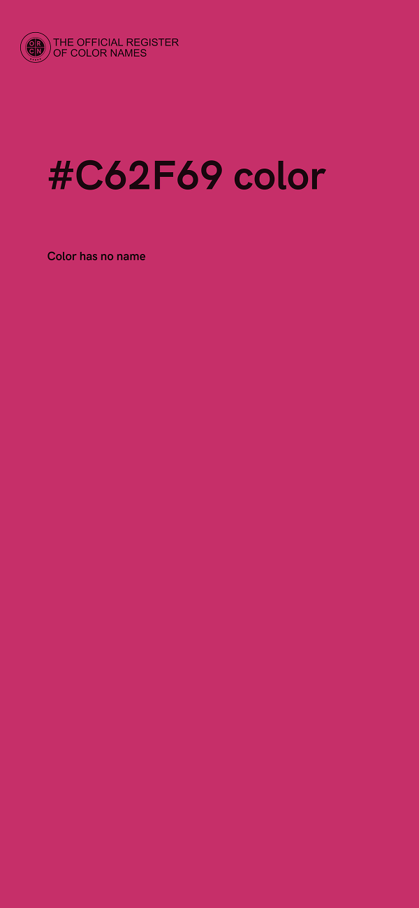 #C62F69 color image