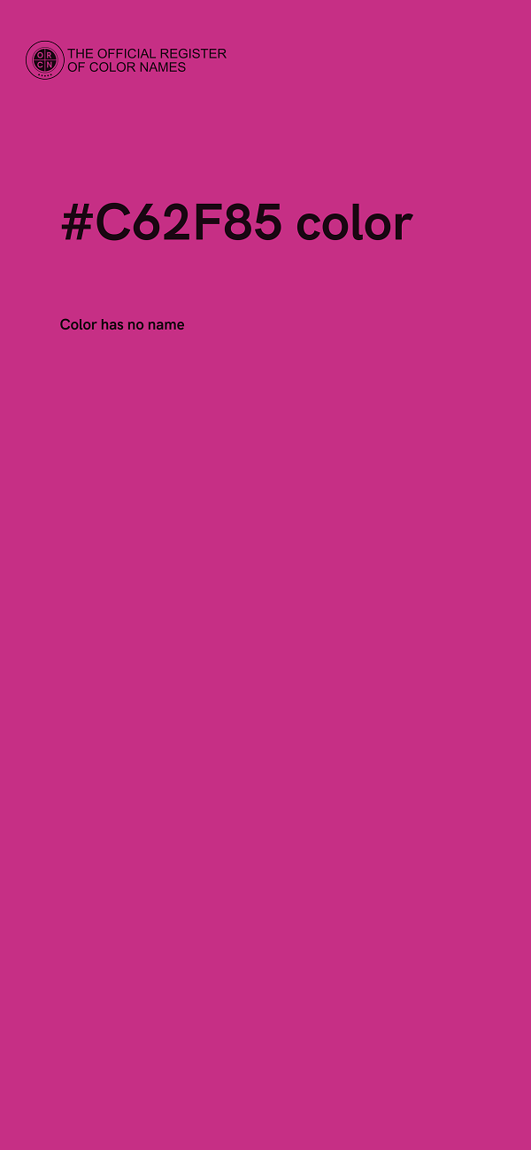 #C62F85 color image