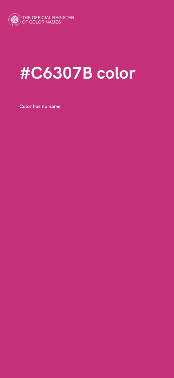 #C6307B color image