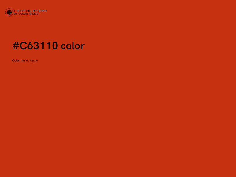 #C63110 color image