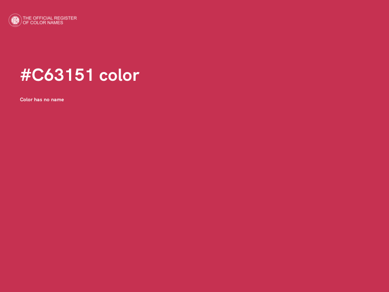 #C63151 color image