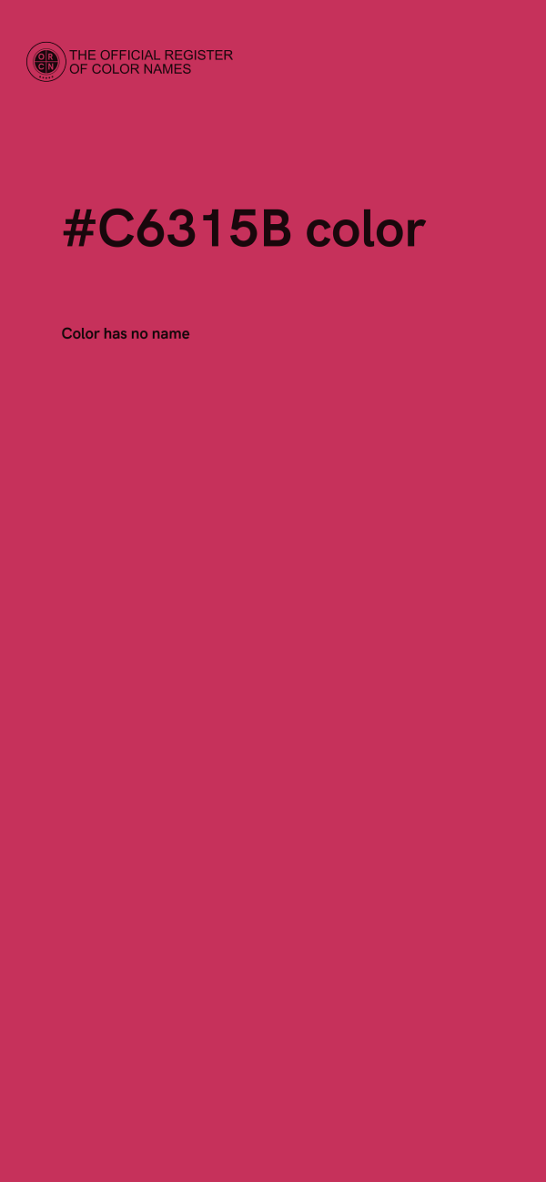 #C6315B color image