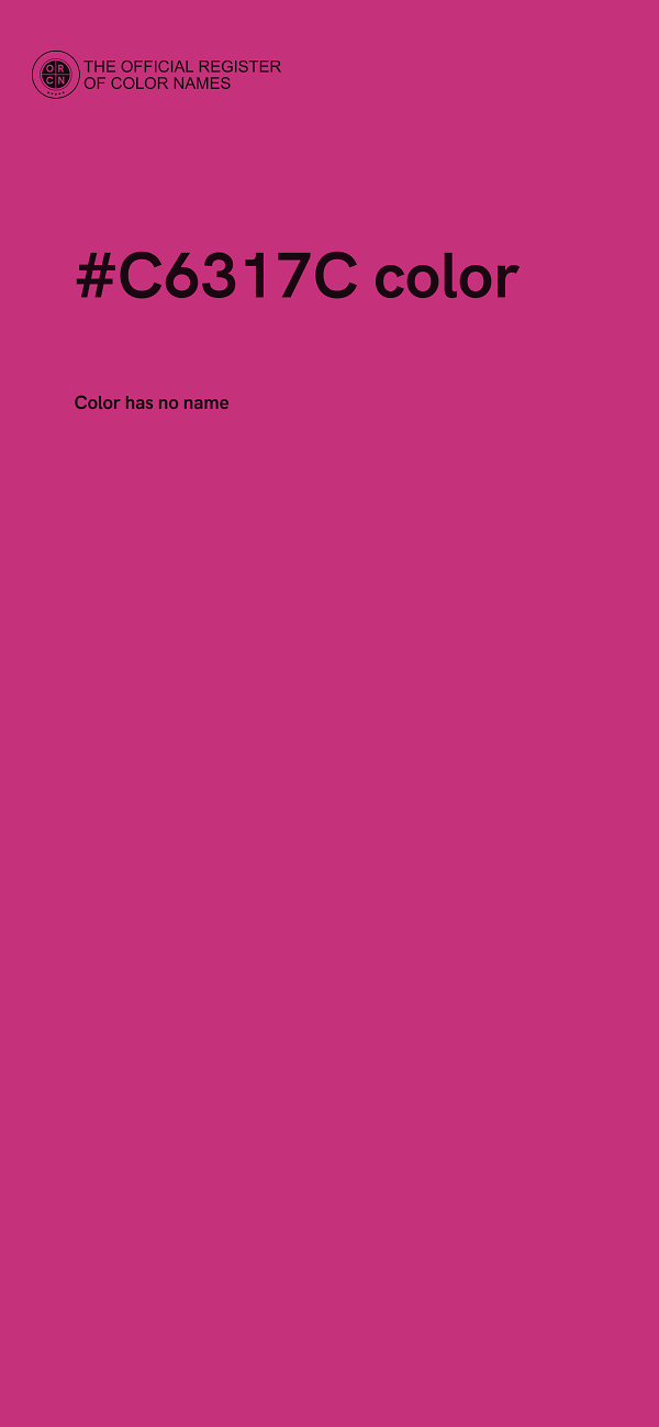 #C6317C color image
