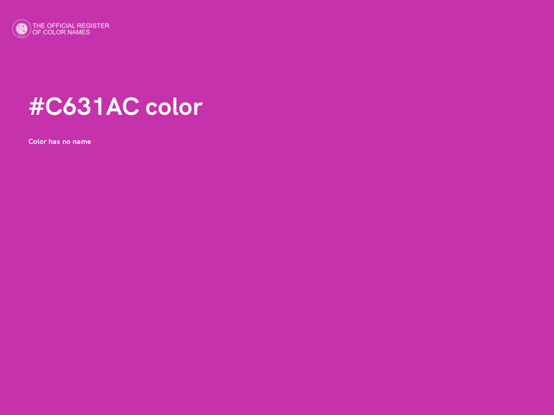 #C631AC color image