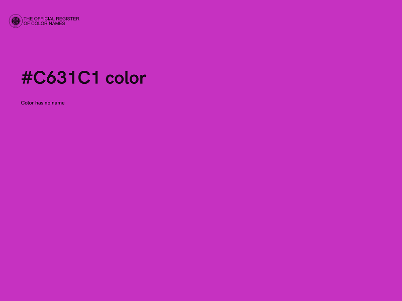 #C631C1 color image