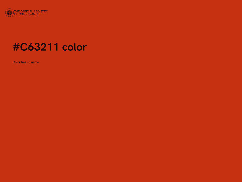 #C63211 color image