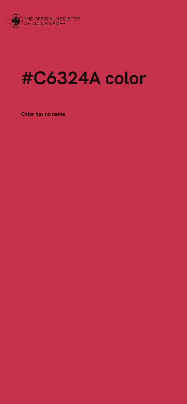 #C6324A color image