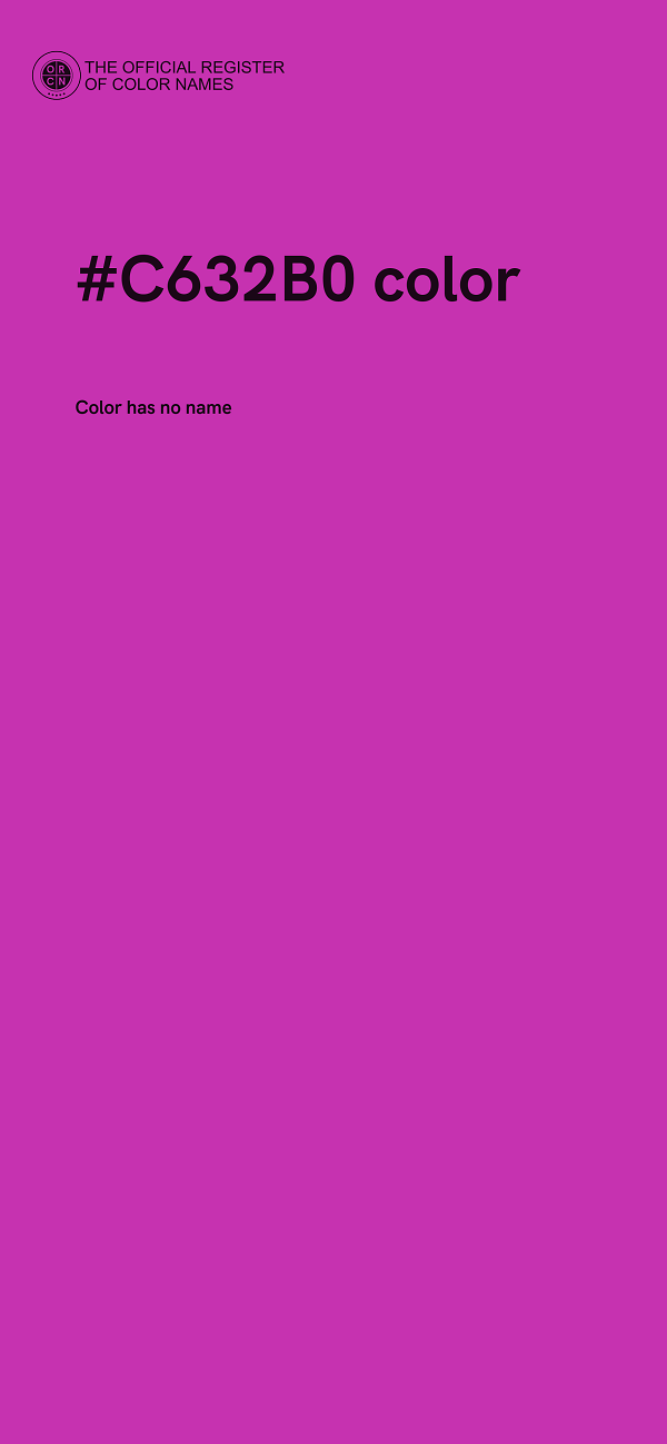 #C632B0 color image