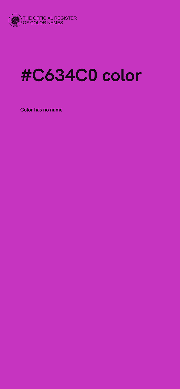 #C634C0 color image