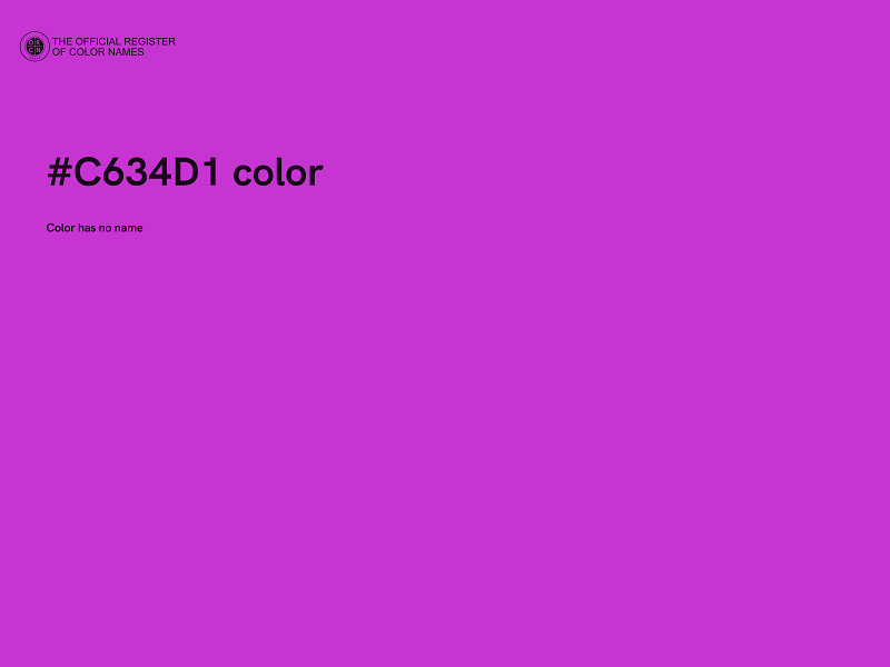 #C634D1 color image