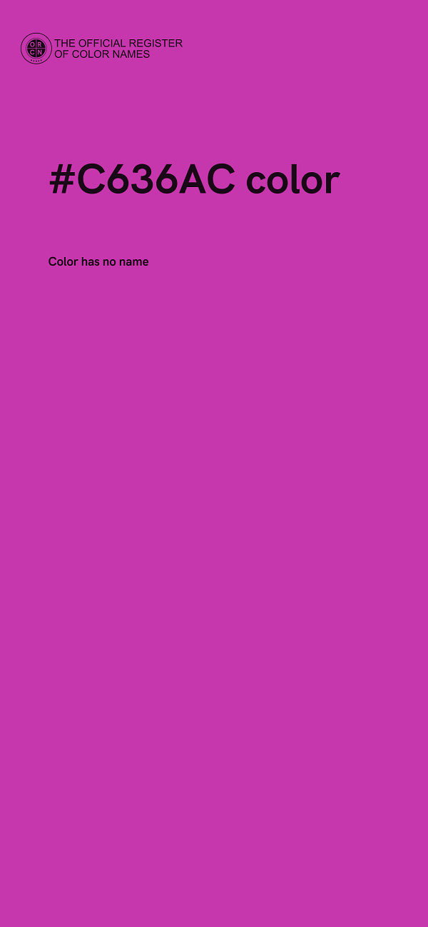 #C636AC color image