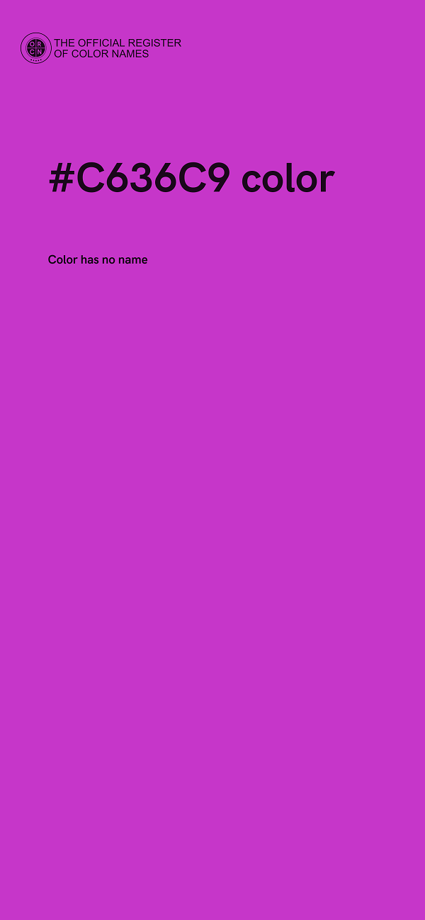#C636C9 color image
