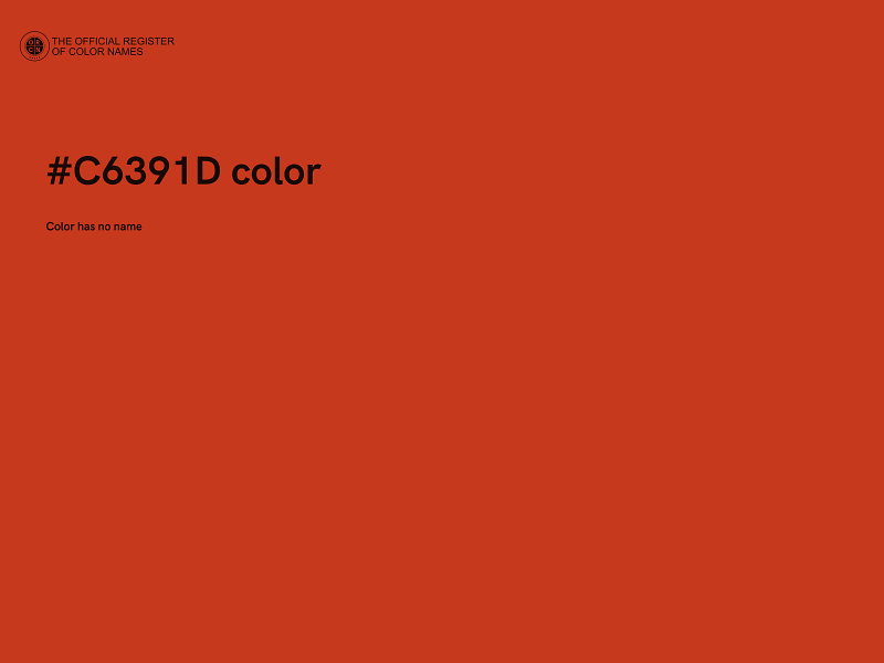 #C6391D color image