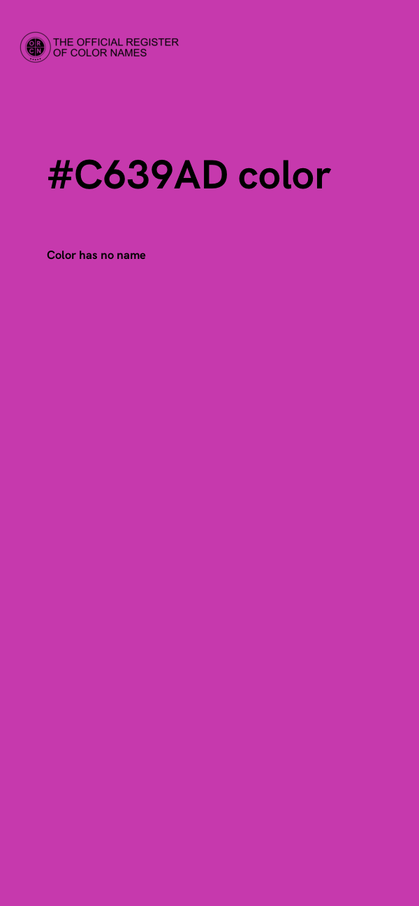 #C639AD color image