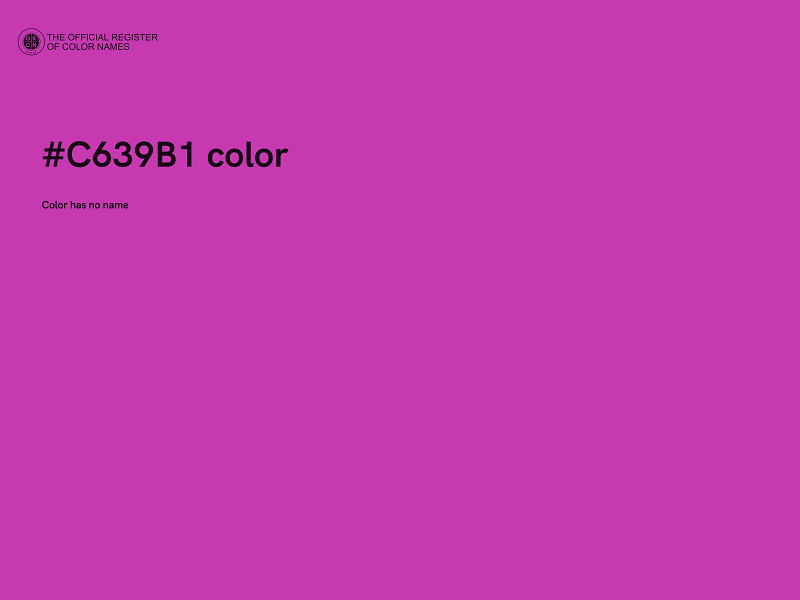 #C639B1 color image
