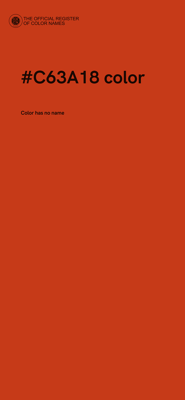 #C63A18 color image