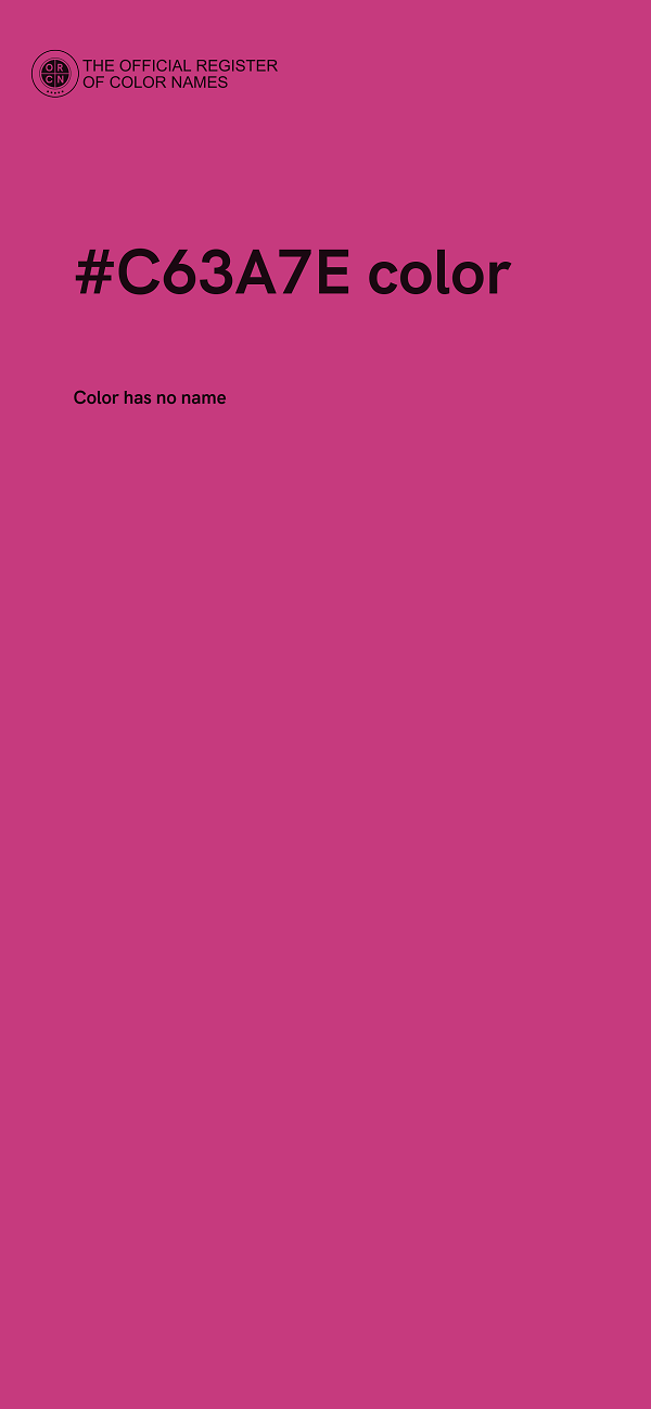 #C63A7E color image