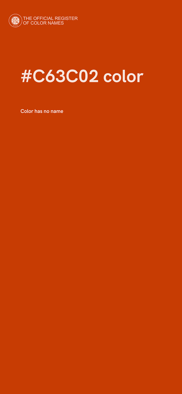 #C63C02 color image
