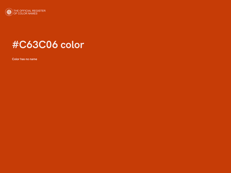 #C63C06 color image