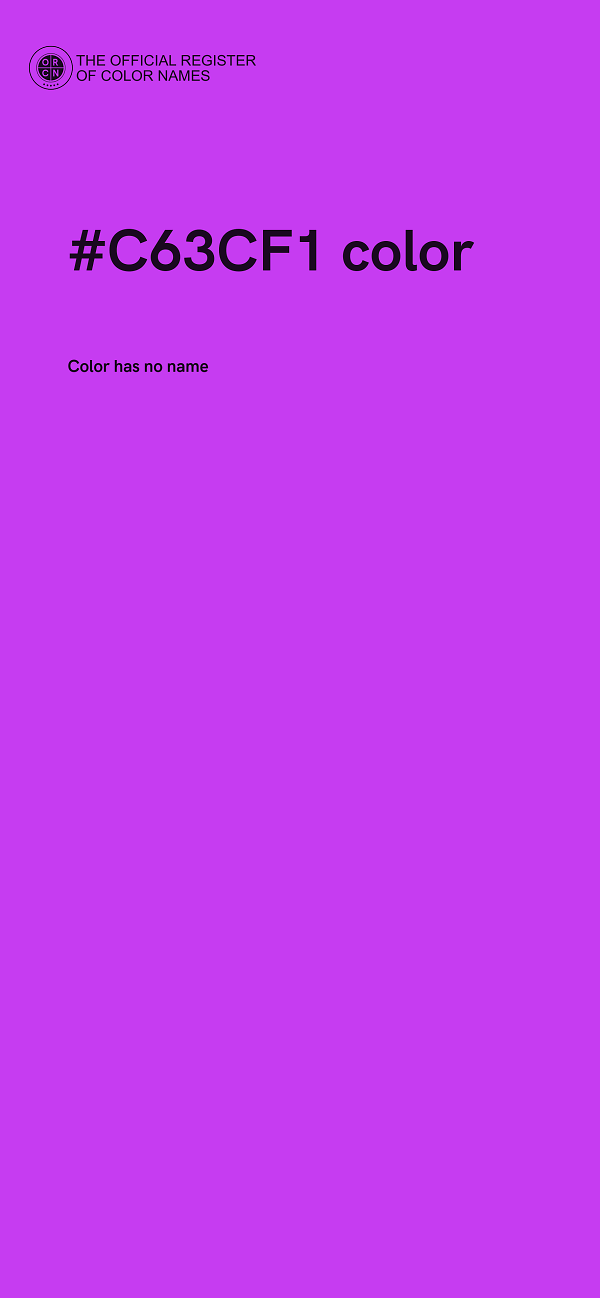 #C63CF1 color image