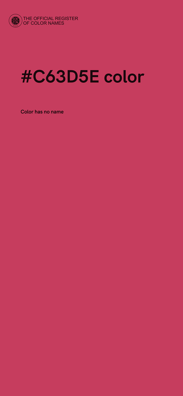 #C63D5E color image